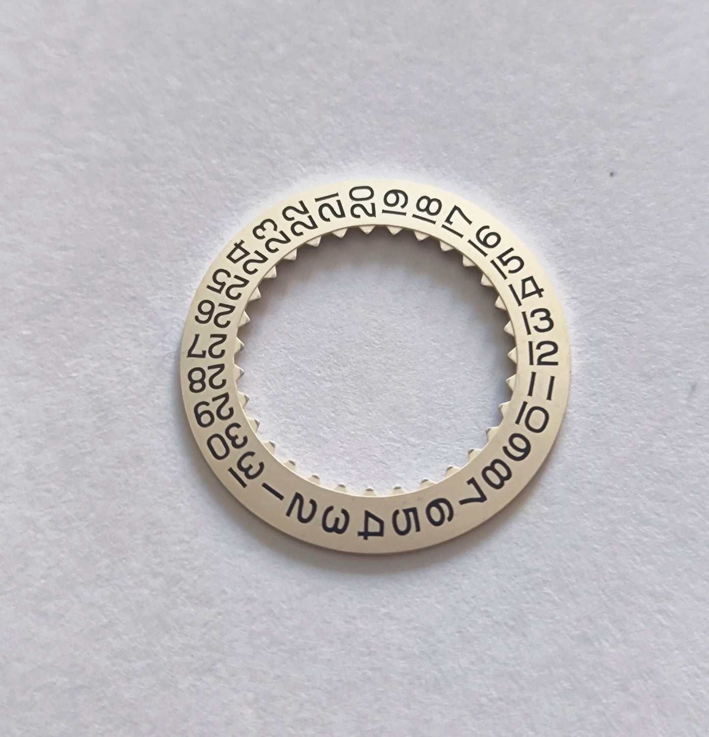 Certina 25.651-2557/1, Date disc, Off White Color, flat