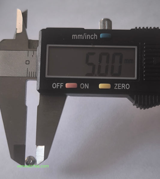 OMEGA Original Crown 5.00mm Stainless Steel - Large Swiss Crown