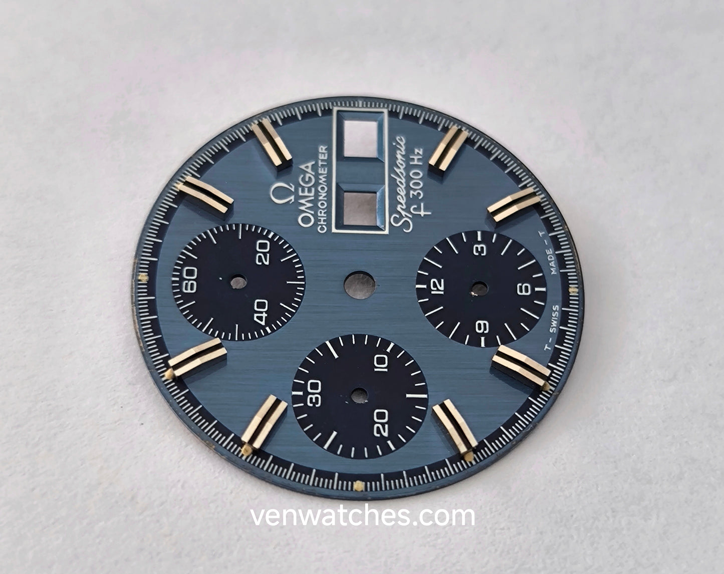 OMEGA Speedsonic f300 Hz Blue Dial - Electronic Tuning Fork 29.5mm