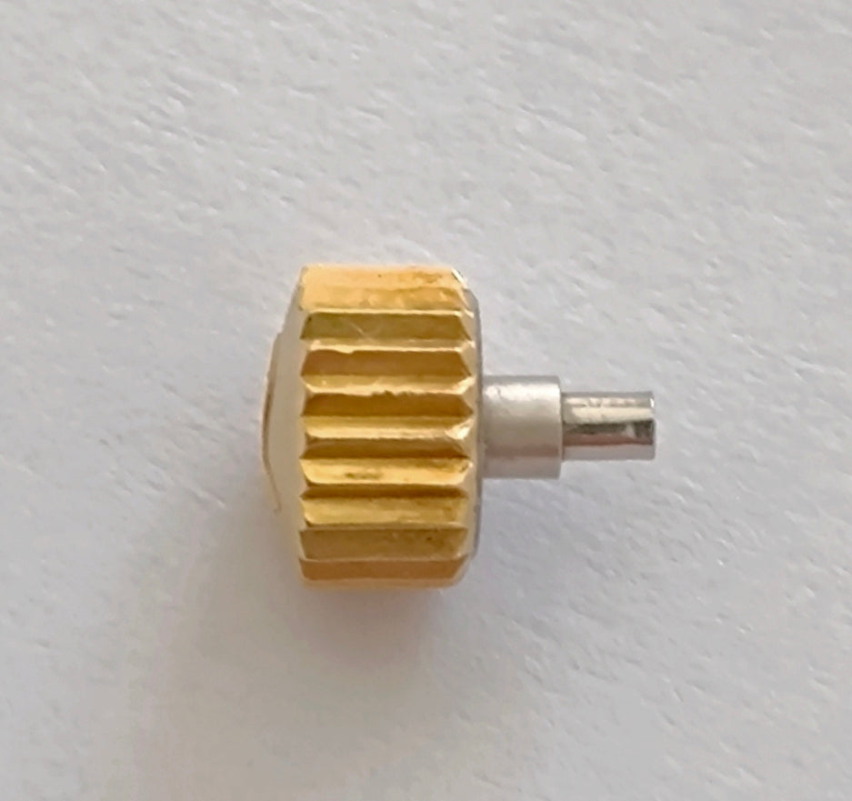 IWC CROWN 6,00mm GOLD COLOR SCREW TYPE