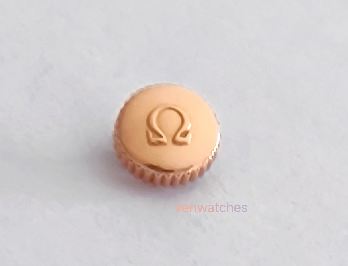 Omega Gold Plated Crown 5.20mm - Thread 1.20mm