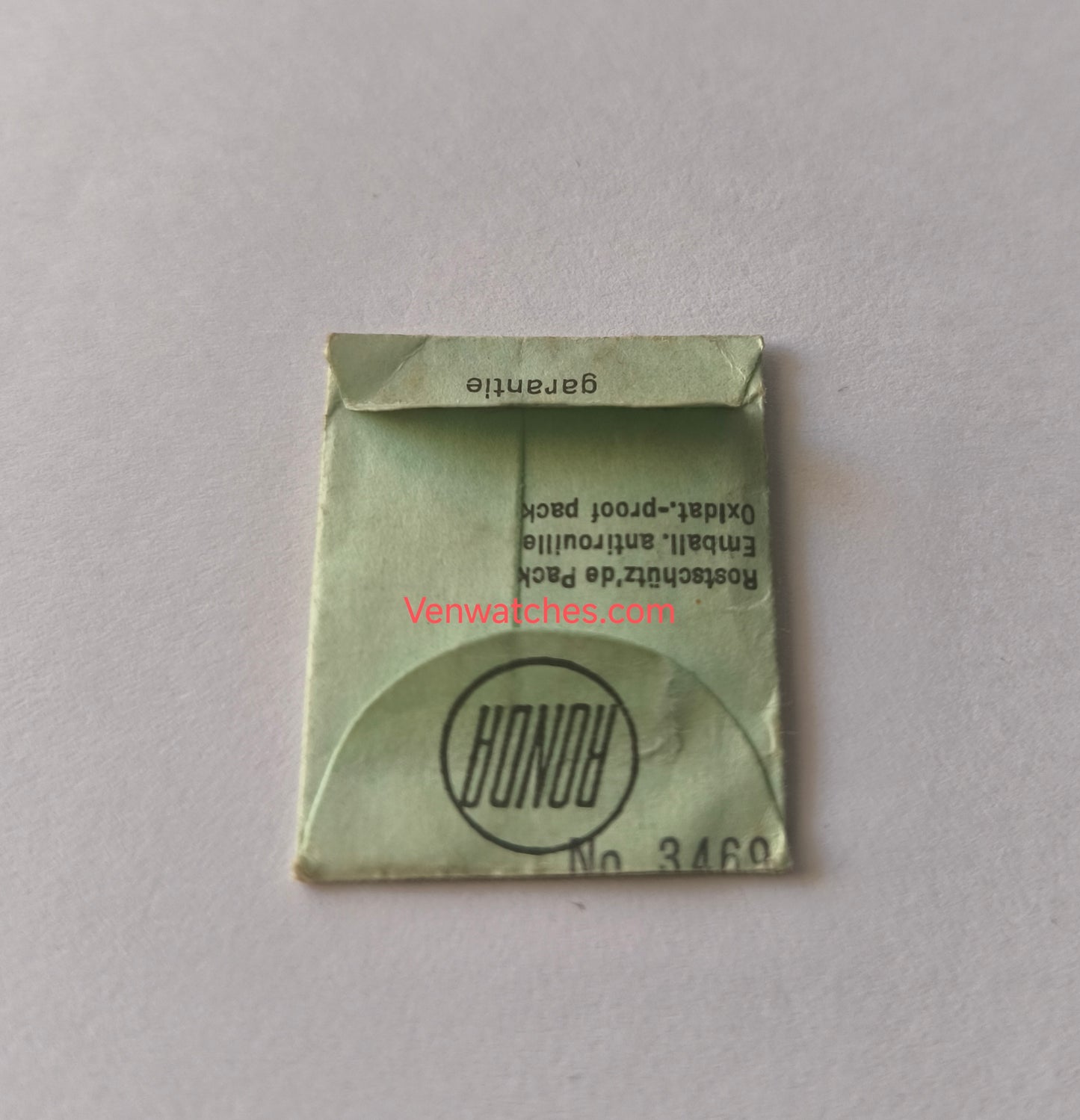 Rolex 10 1/2" NC  Balance staff, Ronda 3469