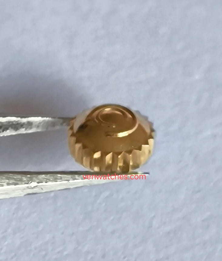 Certina Original Crown 5.00mm Gold - Professional Swiss Watch Crown