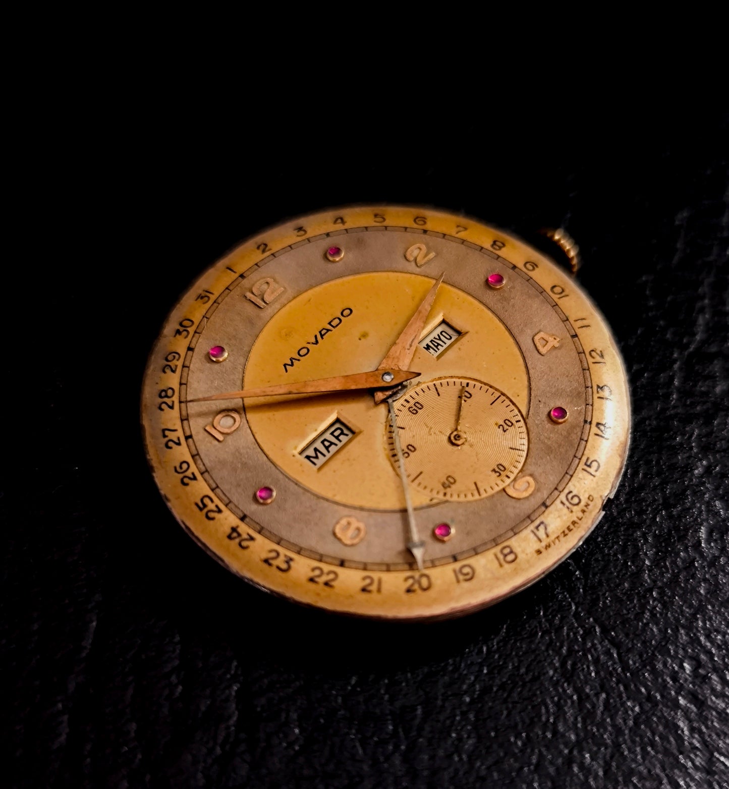Vintage Movado Triple Calendar – Cal. 470 Watch Movement