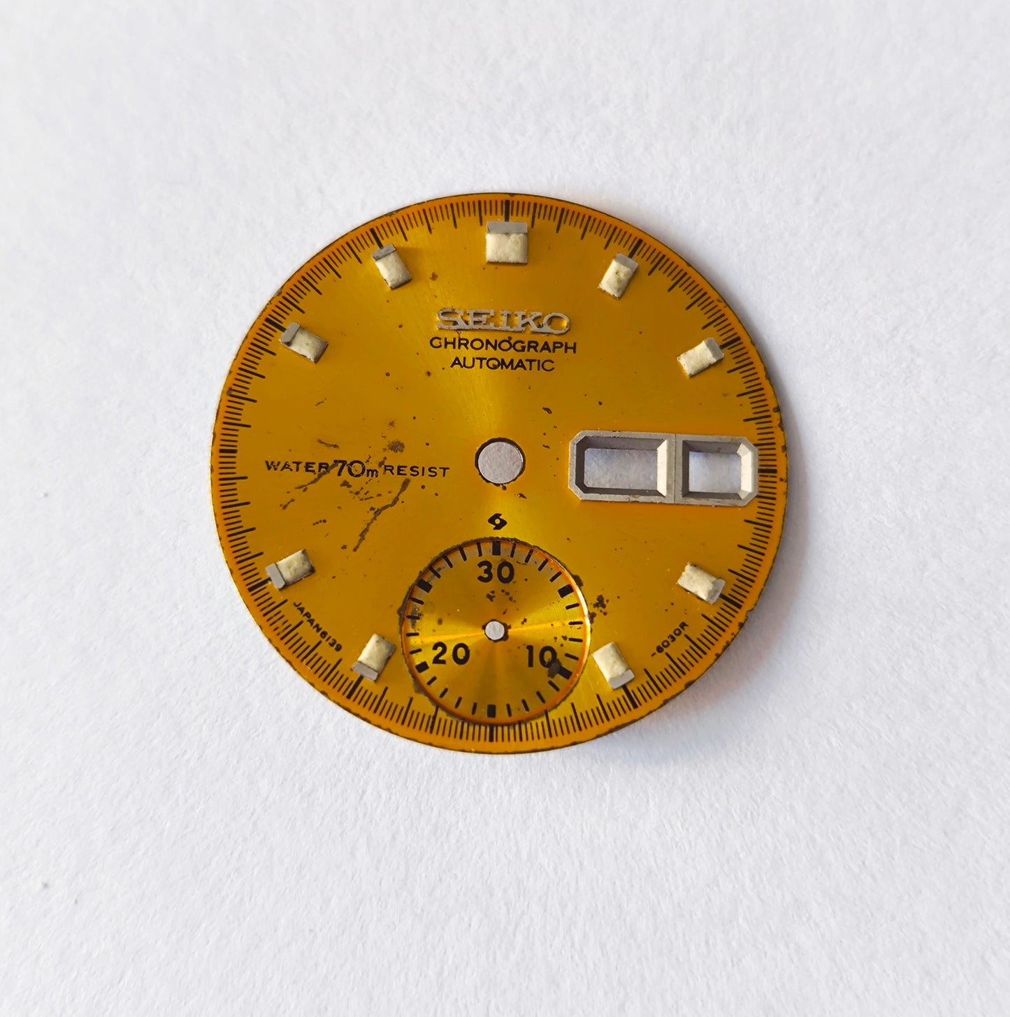 Seiko 6139 Pogue Orange Dial WATER 70m RESIST 27,45mm - Vintage 1970s