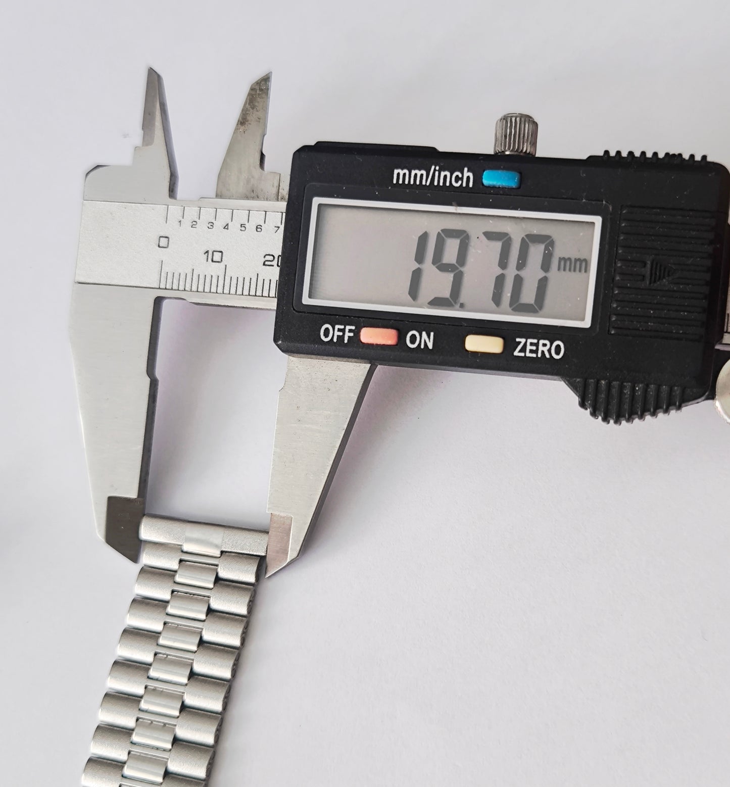 Vintage NSA Swiss Made Stainless Steel Watch Bracelet – 20mm