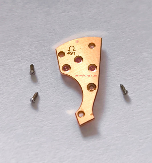OMEGA Train Wheel Bridge 491-1003 with Screws - Cal. 491 Swiss