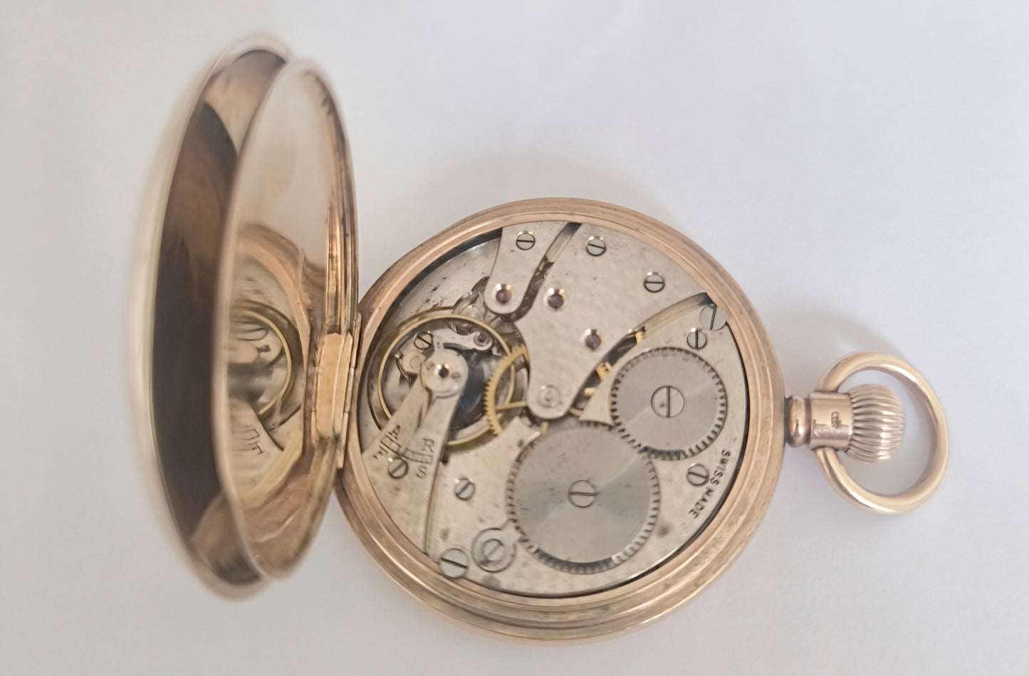 VINTAGE POCKET WATCH SOLID GOLD 9K