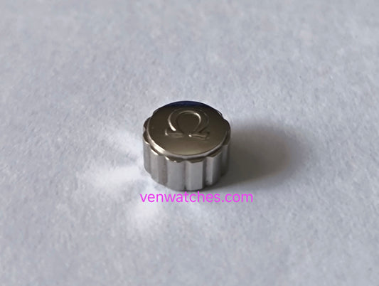 OMEGA Original Crown 6.00mm Stainless Steel - Tube 2.50mm Stem 0.90mm