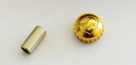 Watch Crown Nivada 4,50mm. Gold Color Swiss Made