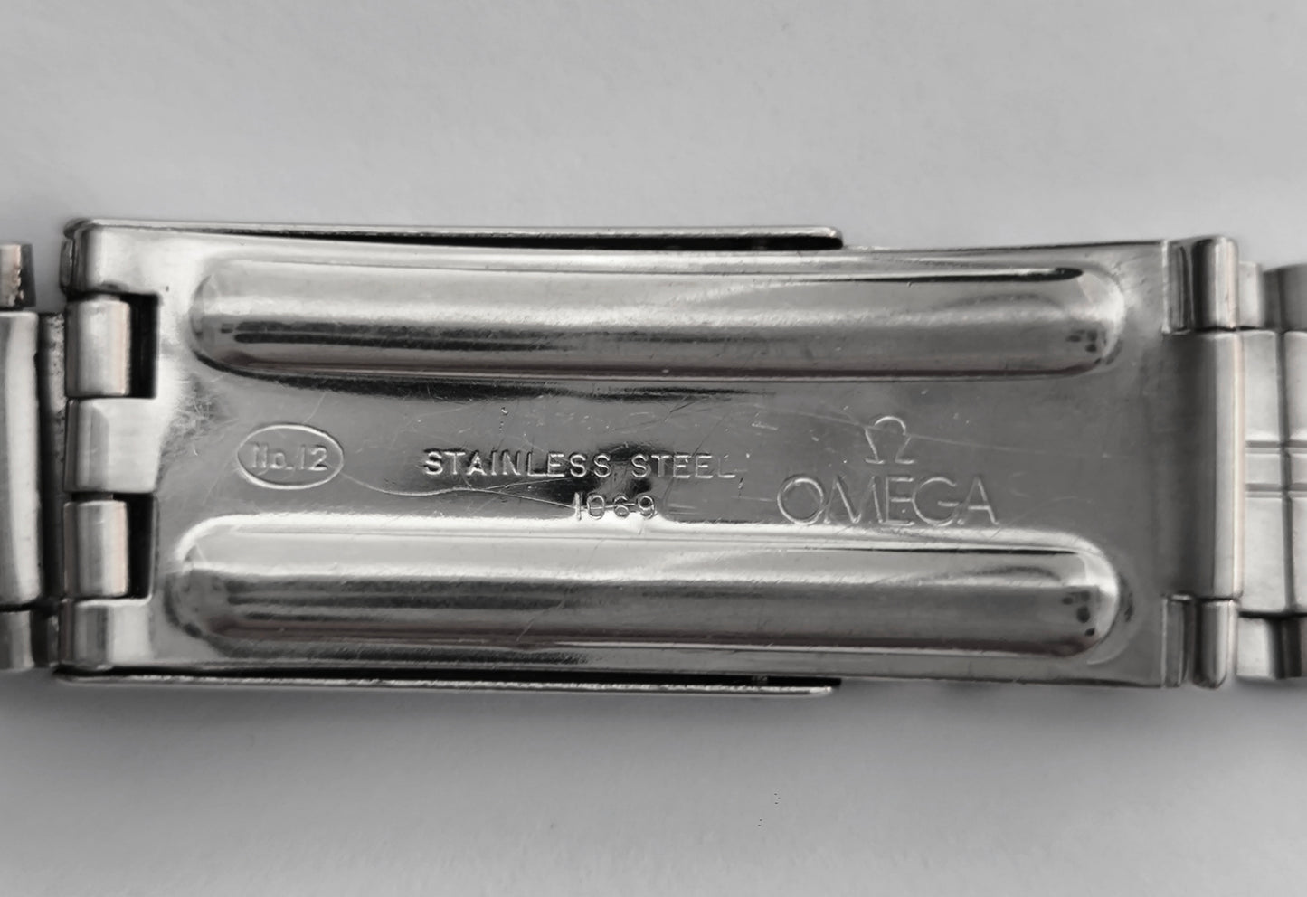 Omega Steelinox Bracelet 1069 No.12 - Vintage - No Endlinks