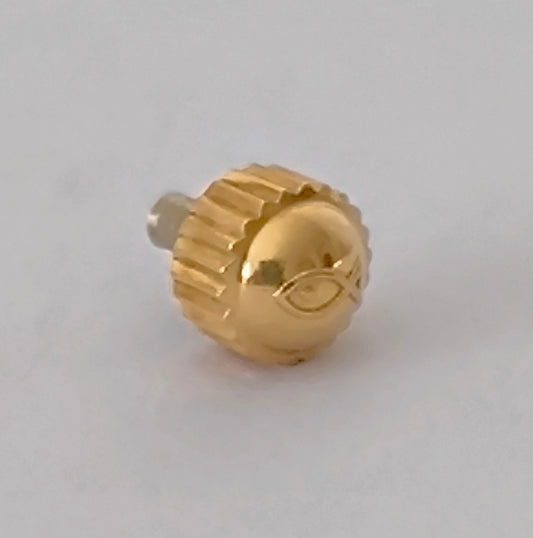 IWC CROWN 3,95mm GOLD COLOR SCREW TYPE