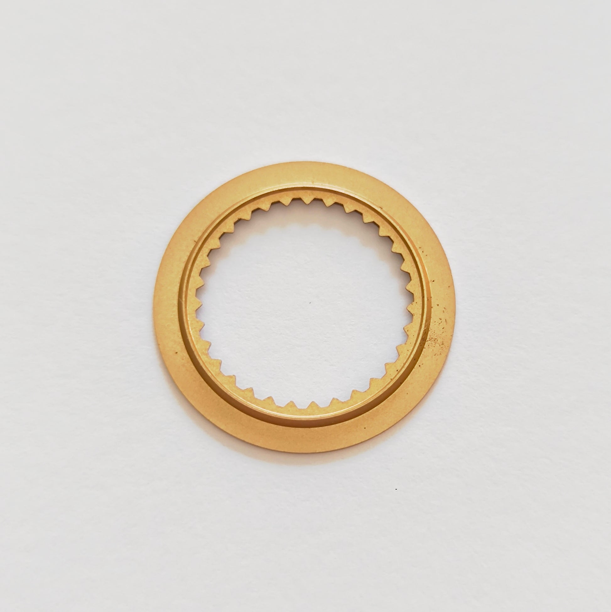 Certina 25-652 date wheel disc back side gold champagne original vintage watch part