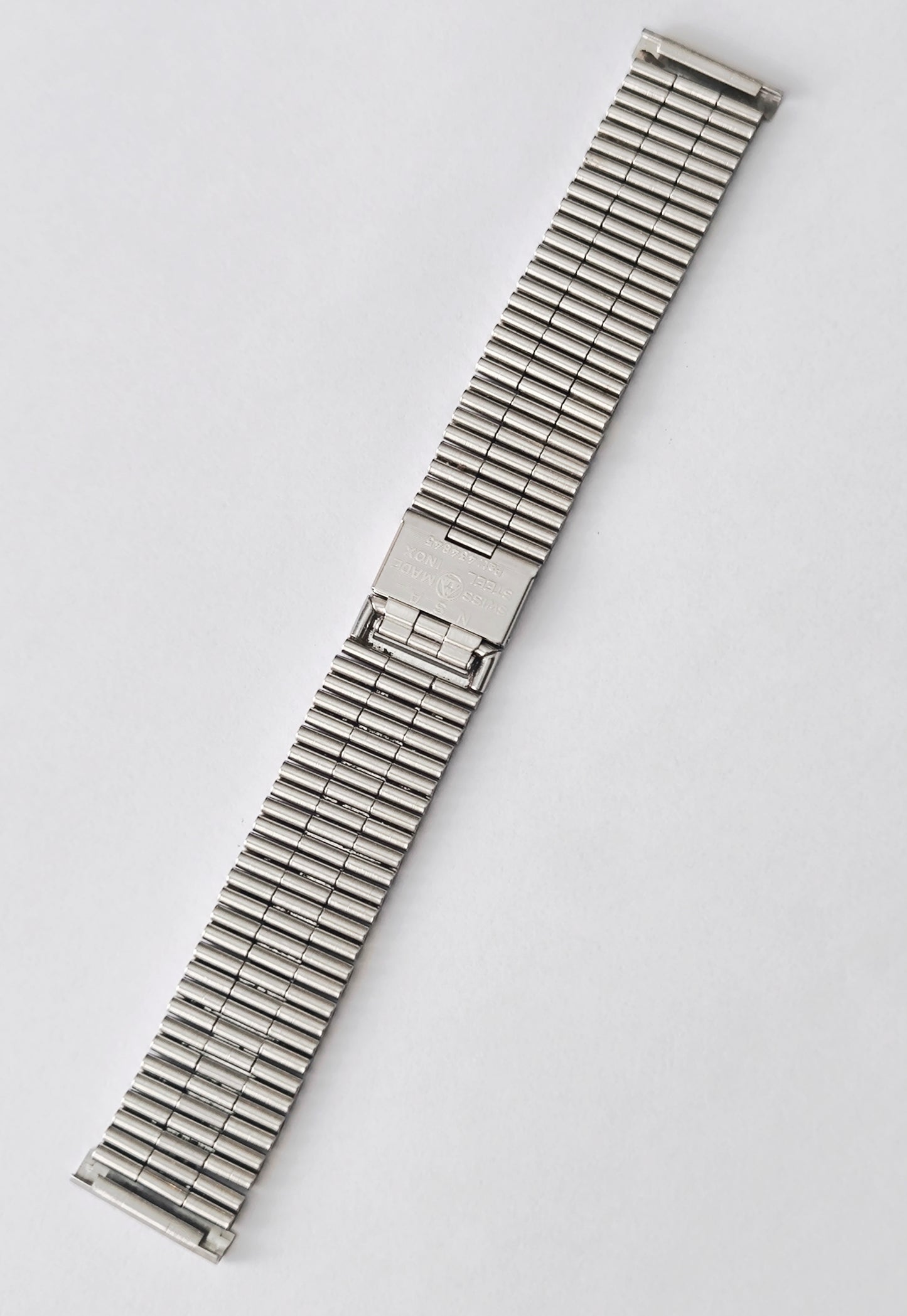 Vintage NSA Swiss Made Stainless Steel Watch Bracelet – 20mm