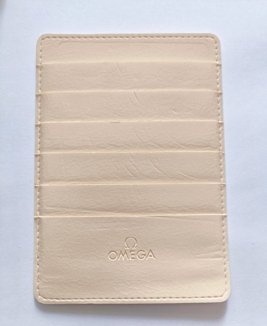 OMEGA Original Warranty Card Holder - Swiss Watch Documentation