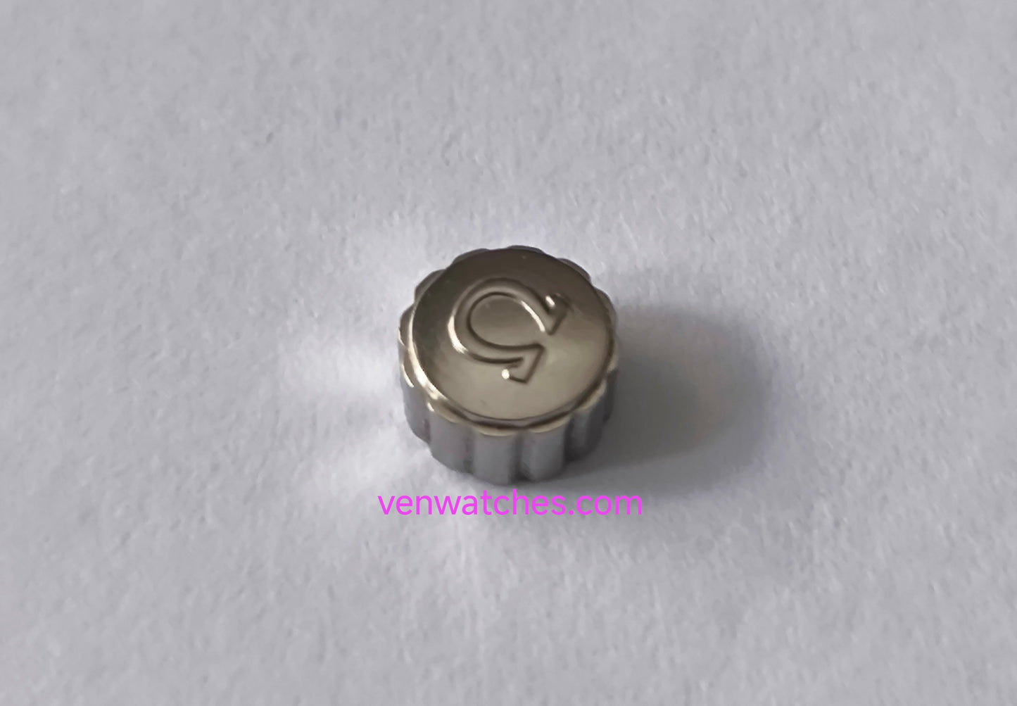 OMEGA Original Crown 6.00mm Stainless Steel - Tube 2.50mm Stem 0.90mm