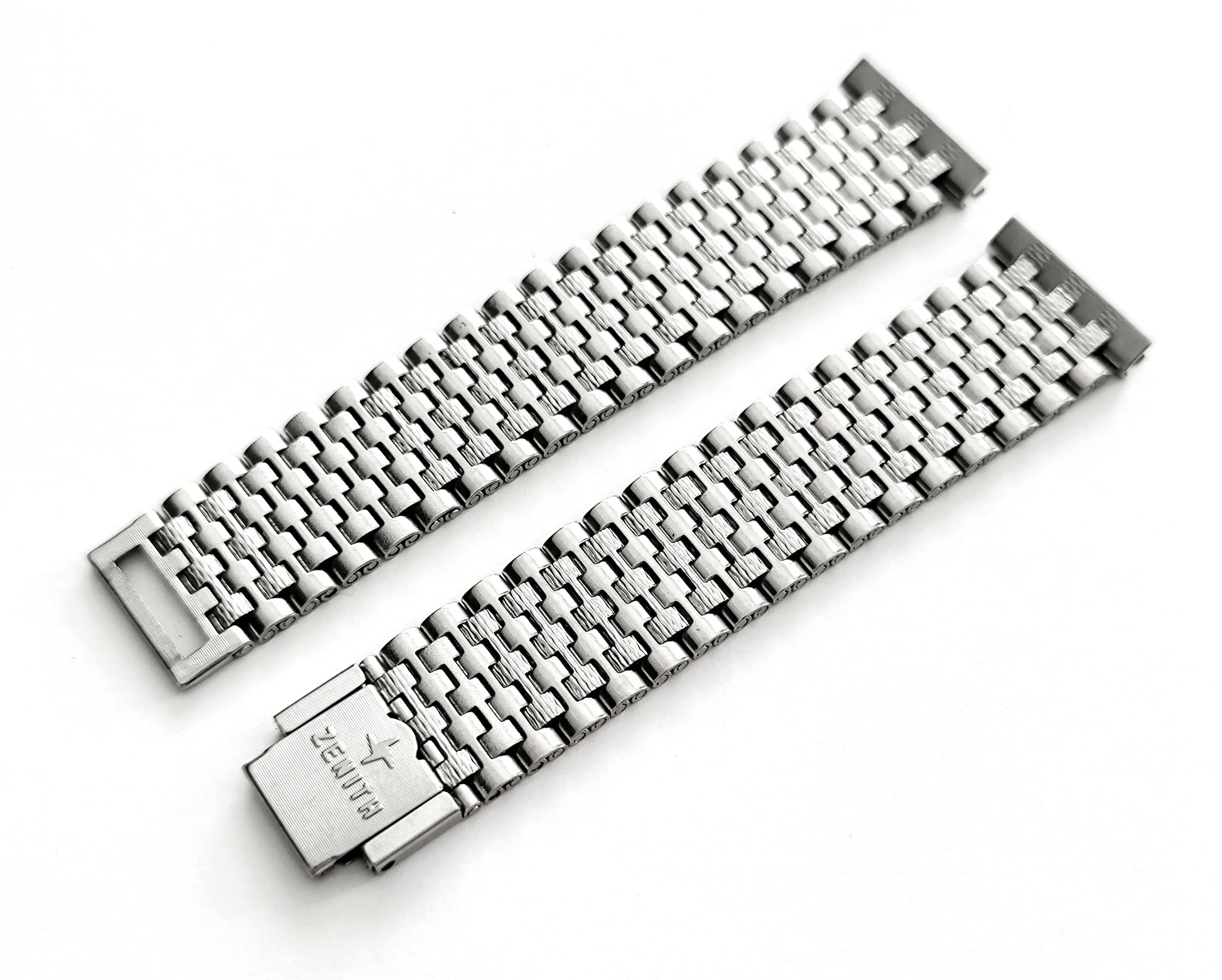 Zenith NSA clasp detail stainless steel Swiss made bracelet
