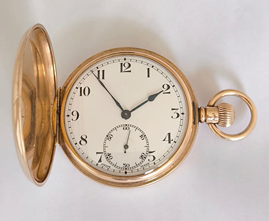 VINTAGE POCKET WATCH SOLID GOLD 9K