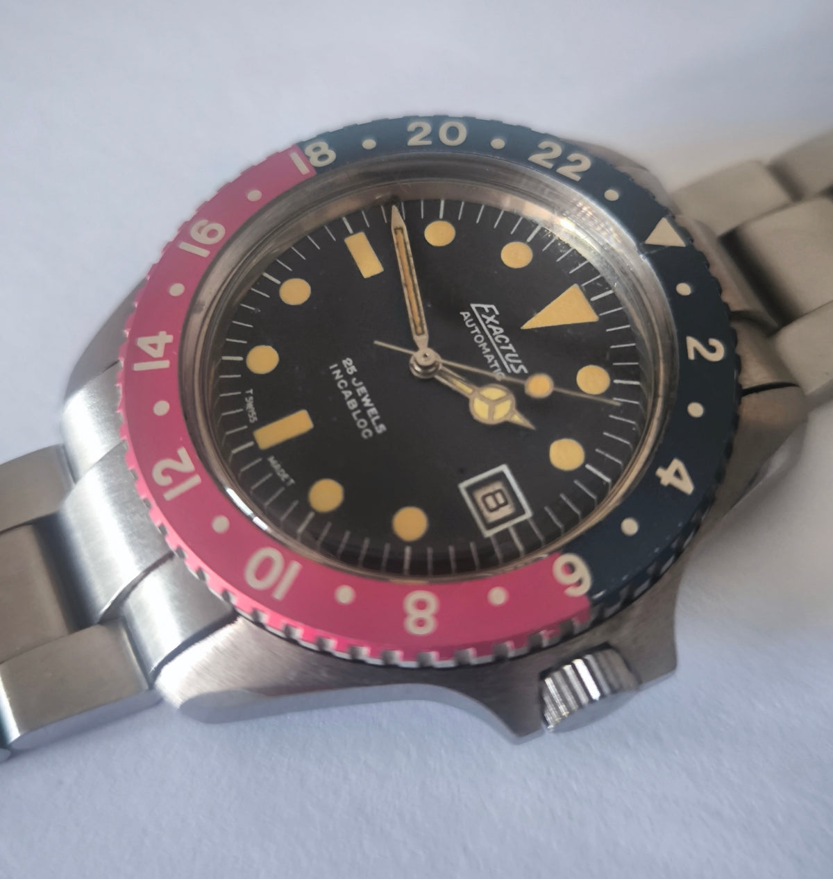 Vintage Exactus Automatic Watch – ETA 2783 – Swiss Made