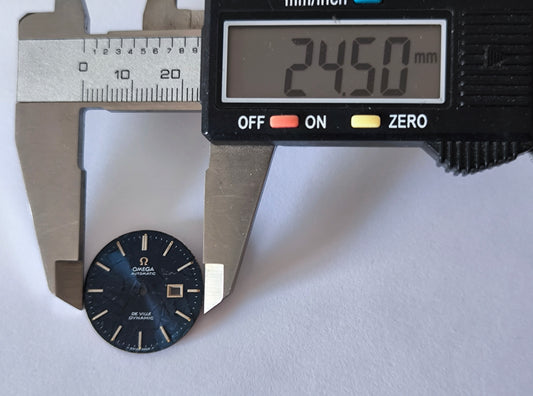 Omega De Ville Dynamic Blue Jeans dial 24,5mm cal 684