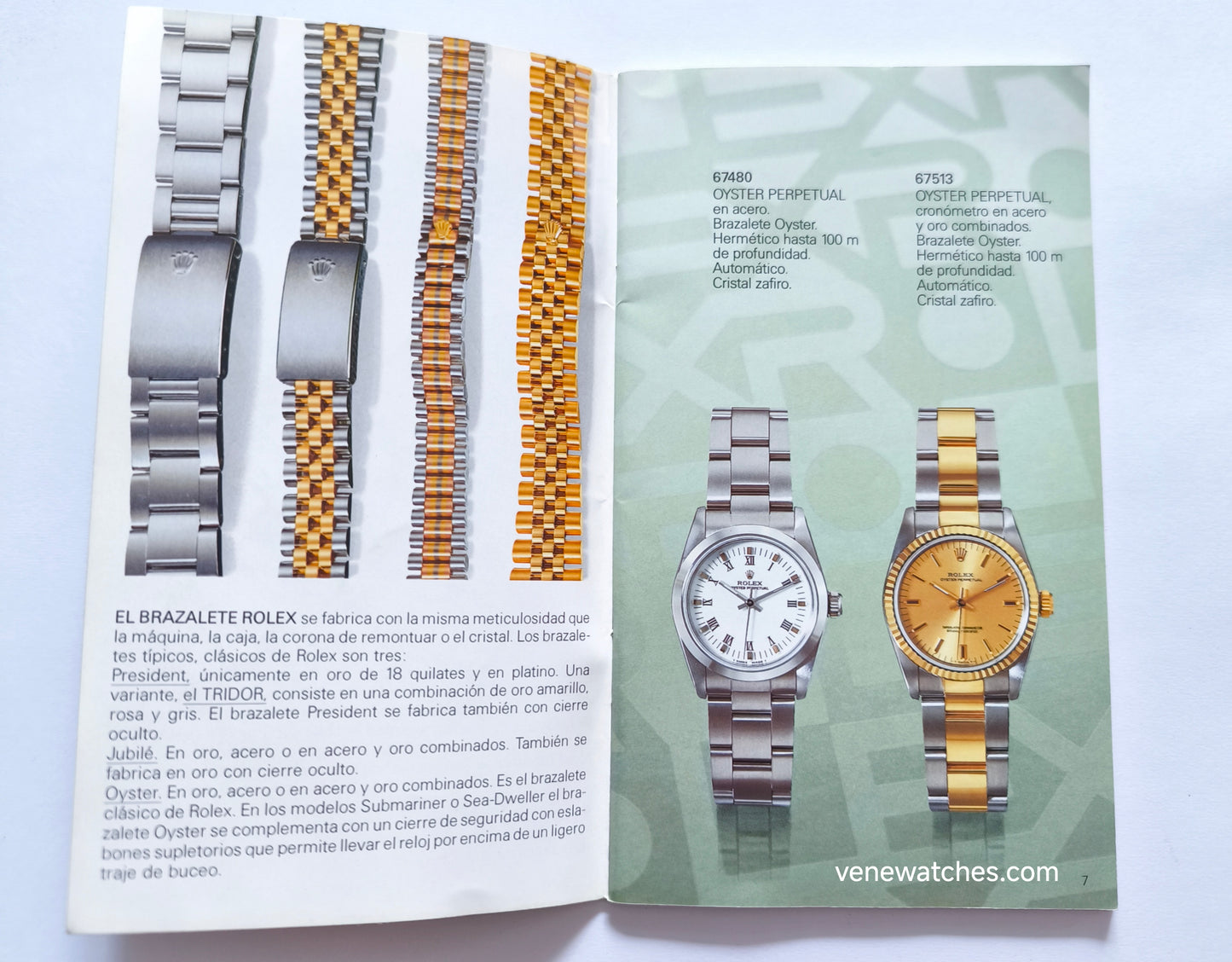 Vintage Rolex Oyster Watch Catalog/Booklet 1993 - Original Collection Guide