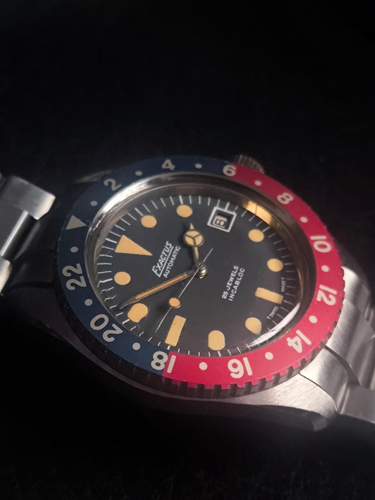 Vintage Exactus Automatic Watch – ETA 2783 – Swiss Made