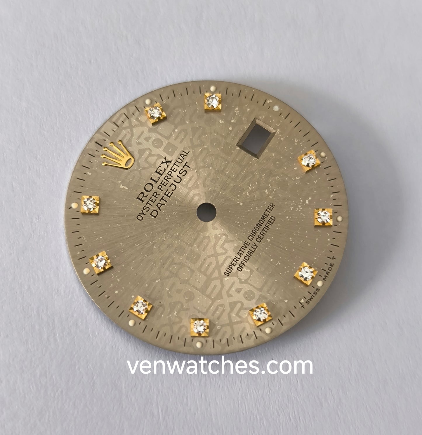 ROLEX Datejust Grey Diamond Dial 27.80mm - Cal. 3035/3135 Ref. 16000/16030/16014/16200/16220/16234