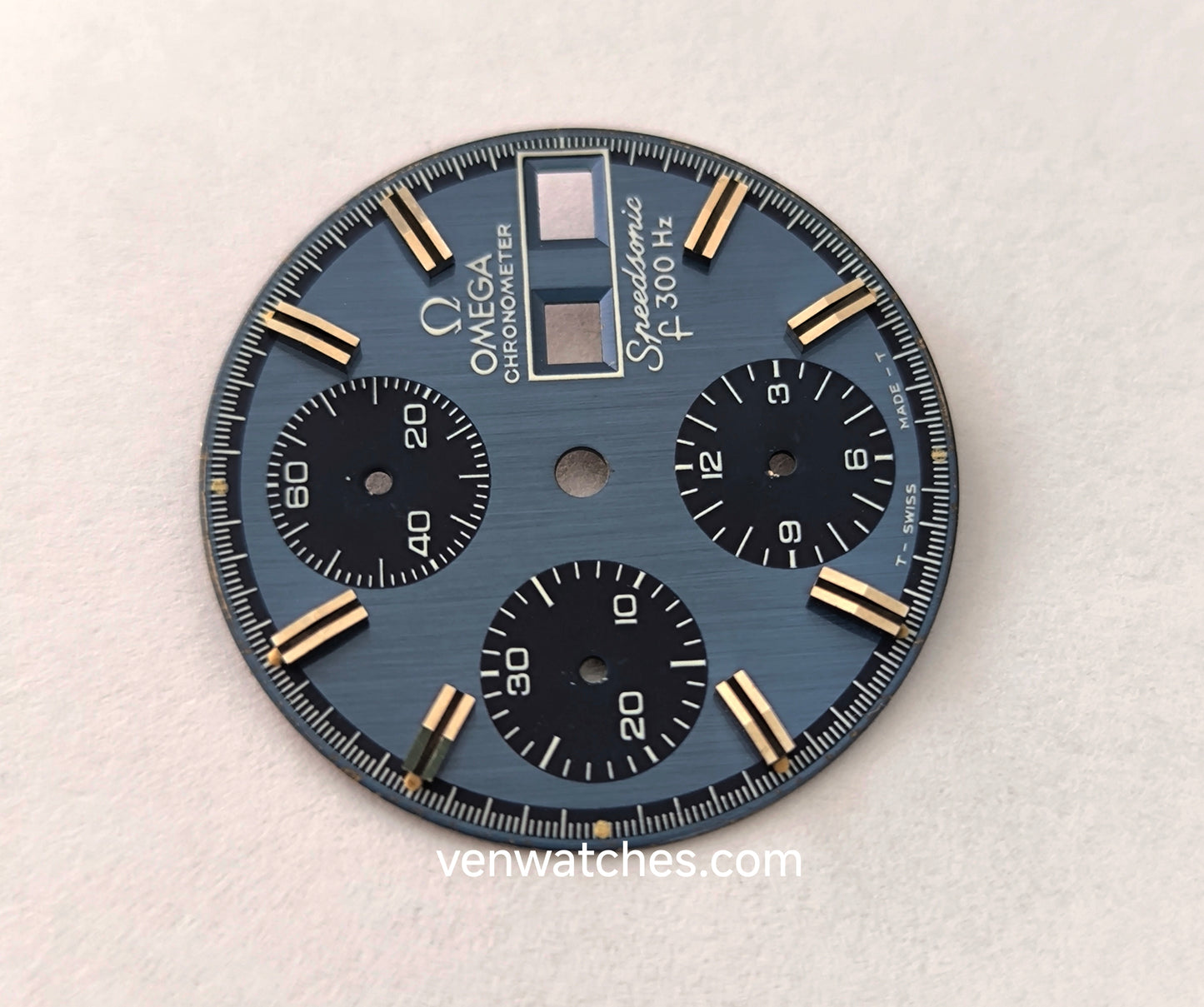 OMEGA Speedsonic f300 Hz Blue Dial - Electronic Tuning Fork 29.5mm